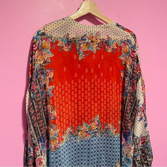 Johnny Was Blouse Women’s Size Large - Picture 6 of 11